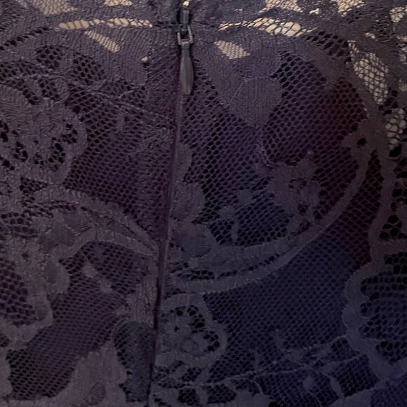 Navy Fit & Flare Dress || BB Dakota by Steve Madden - Picture 4 of 5